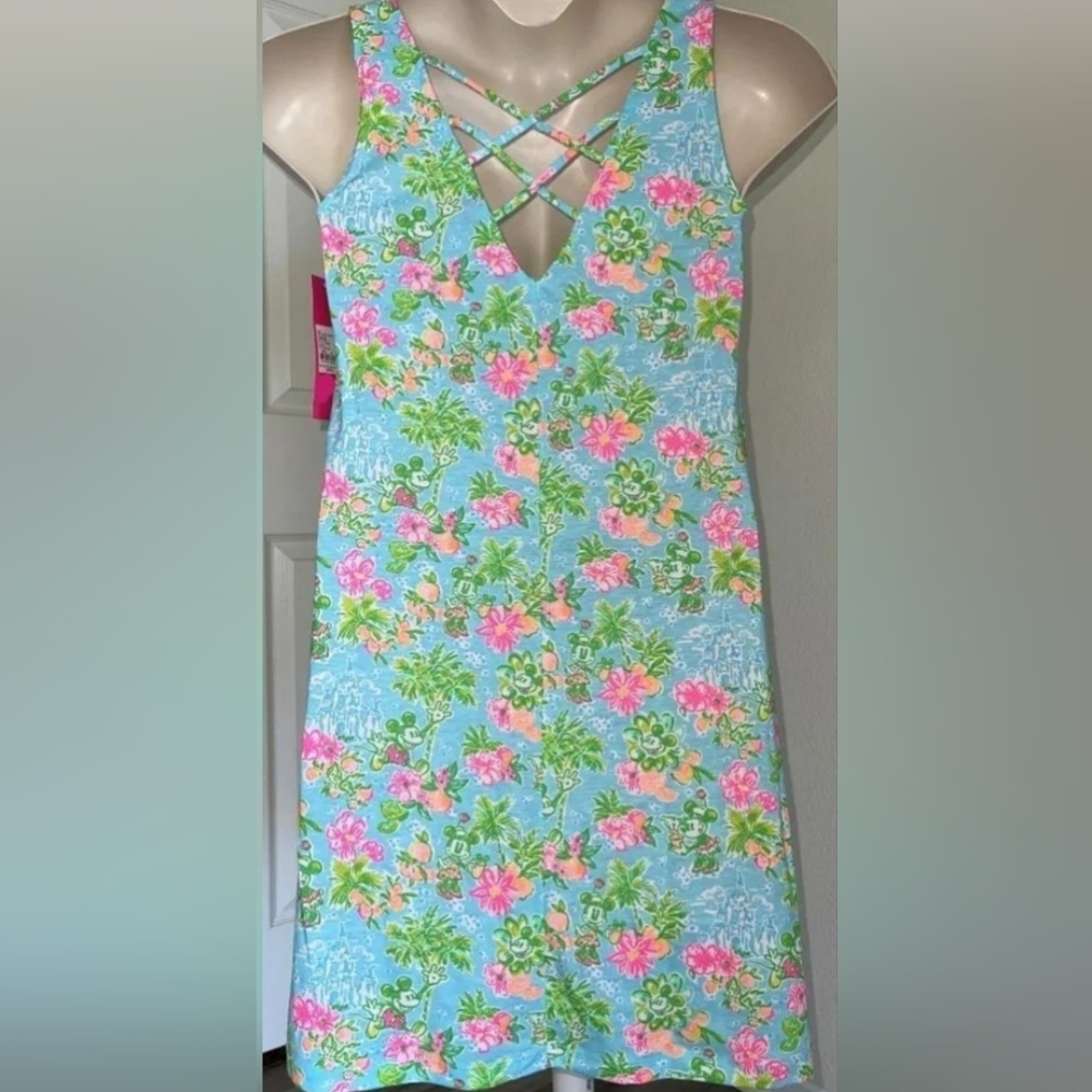 Mickey and Minnie Mouse Kristen Swing Dress for Women by Lilly Pulitzer 💗 - Picture 6 of 10